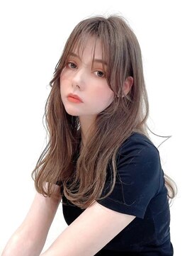 ジュネス 銀座(JYUNESU) ロングレイヤーグレージュカラー透明感ベージュ20代30代40代銀座