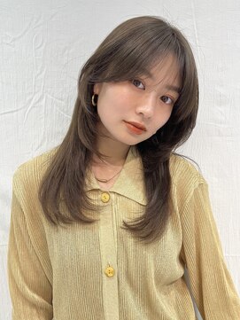 ラボヌールヘアーリアン 川越店(La Bonheur hair Lien) くすみカラー×顔まわりレイヤー