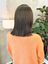 ノエ(noe)&nbsp;切りっぱなしボブ/ロブ/グレージュ/20代30代yr86