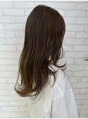 20代30代透明感アッシュベージュ