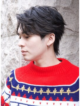 メンズフィール 南森町(MENS FEEL) ★スペインカール/スパイキーショート/ブルーブラック/南森町