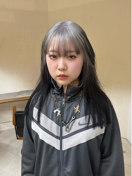 エクラ(ECLAT) ホワイト×ブラック/ルーツカラー