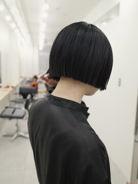 ミル(milu) 【リオン】ボブ/切りっぱなしボブ/ミニボブ/縮毛矯正/河原町