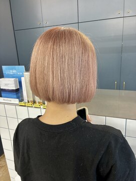 ネイビー(Navy) ミニボブdeピンクベージュ