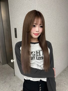 天神美容室 【Kanami天神美容室】羽エクステ×韓国ヘア