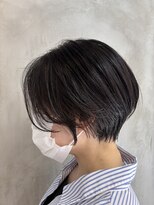 エリマ 調布(elima)&nbsp;レディースショートヘア黒髪ワンカラーブルーブラック