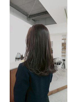 透明感グレージュ/髪質改善カラー