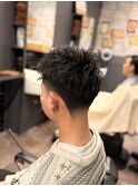 MEN’S HAIR/BUZZ CUT/テーパーフェード/スパイキーショート　H
