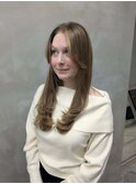 前髪なし＊ロングレイヤー