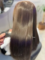 ブルー(Blue)&nbsp;グレージュ×髪質改善縮毛矯正［hair&spa Blue］