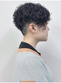 *ゆるふわパーマショートニュアンスパーマ丸みショート30代40代