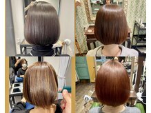 ボブやショートの方にもおすすめです♪【髪質改善】
