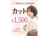 【研修生コース/1日限定5名限定】カット¥1,500