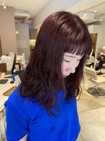リタ(LITA)&nbsp;【LITA】ピンク　ピンクブラウン　パーマ　暖色カラー　☆小畑