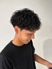 【周りと差がつく束感重視】カット+メンズパーマ+プチスパ¥14,300→