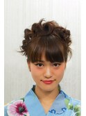 浴衣向けアップスタイル