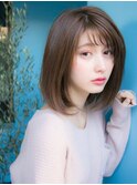 まとまりのあるボブなら縮毛矯正♪