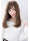 *LOREN*好感度◎美肌透明感グレージュ×小顔ワンカール