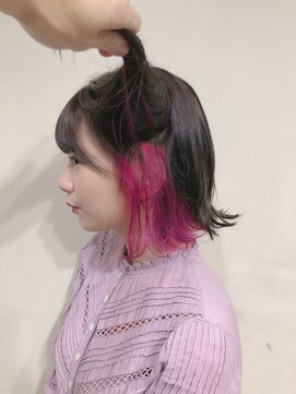 サロンドミルク 原宿(salon de MiLK) インナーピンクパープル