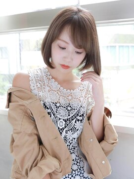 ルティア 池袋(Lutia) ショコラベージュ ボブ