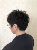 メンズ×黒髪×ショート×ナチュラル
