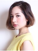 大人な前下がりフレンチボブ
