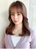 eri ヨシンモリ エギョモリ 韓国ヘアシースルーバングミディアム