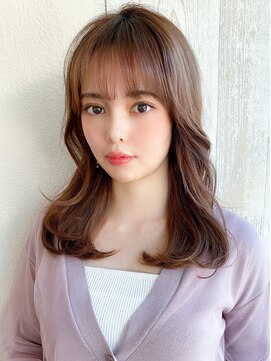 アフロート ディル(AFLOAT D'L) eri ヨシンモリ エギョモリ 韓国ヘアシースルーバングミディアム