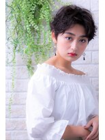 ソア 武蔵小杉(SOAR) 伸ばしかけ小顔ネイビーカラーのマニッシュ美髪フレンチボブ