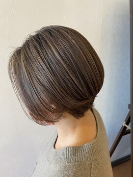 スタジオフィット(STUDIO FITTO) 50代からの大人ボブ×ハイライト