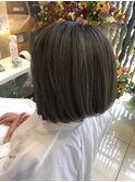 ふんわり大人ボブ