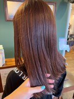 シェール(cher)&nbsp;ピンクブラウン☆ストレート【cher西宮北口：三田】