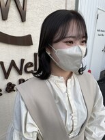 カットウェルズ粟殿店(Cut Well's smile&peace)&nbsp;外はねボブ　奈良　cut wells 粟殿