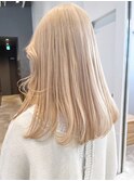 ホワイトベージュ_チェリーブラウンフェミニンロング_ba373591