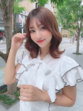 ロンド ロビン 栄(Lond robin) 【Lond robin】河野まい　韓国風/エギョモリ/くびれヘア　G