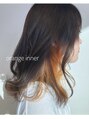 インスヘアー 垂水店(INCE HAIR)&nbsp;オレンジのイヤリングカラーでさりげなくおしゃれに