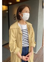 ヘア プロデュース キュオン(hair produce CUEON.)&nbsp;大人可愛い２０代３０代４０代　ミニボブ