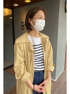 ヘア プロデュース キュオン(hair produce CUEON.) 大人可愛い２０代３０代４０代　ミニボブ