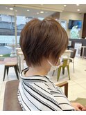 ヘルシーショート 白髪ぼかしカラー