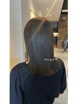 ヘアースタジオ エフ(Hair studio f) オリーブグレー