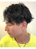 艶髪縦落ちツイストスパイラルパーマ