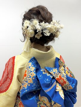 クロップ エス 湘南辻堂(crop es) cropes辻堂谷川　振袖アップ