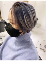 グラムテン 西尾店(gram)&nbsp;シャドールーツ＿ケアブリーチ＿バレイヤージュ＿ダメージレス56