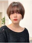 【Say.福岡】ショート×ベージュ×前髪長め×20代30代40代50代