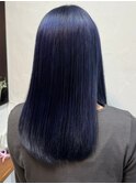 【Liko　池袋東口店】ブルーブラック　透明感　ブリーチなし