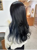 王道可愛いインナーブルー◯