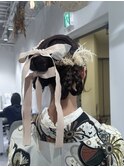卒業式ヘアセット