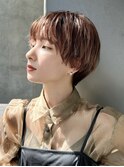 小顔シースルーバングショート