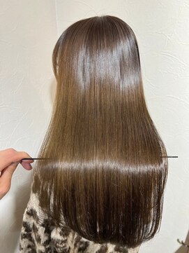 リンクス 久喜(LINKTH) 髪質改善酸性ストレート/黒髪/ネビージュ/小顔/ワンレン