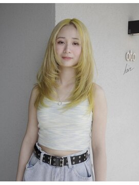 オト(oto) レイヤーカット/ルーツカラー/イエローカラー